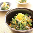 菜花のごま・マヨ和え。