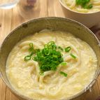 風邪の日はこれ！茶碗蒸し風[ふわふわかき卵うどん］