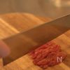 【蓮根と豆苗の梅サラダ】シャキシャキさっぱりおつまみの工程3
