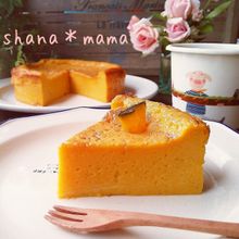 ミキサーで簡単♪ノンオイル豆乳かぼちゃケーキ♪