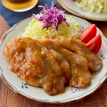 しっとりやわらか♡豚肉の味噌生姜焼き