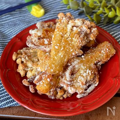 カリカリで止まらない！おつまみにも嬉しい「えのき醤油唐揚げ」