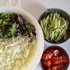居酒屋風でやみつき食感【ぱりぱりサラダ】今日のおつまみの工程1