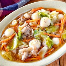 【豚キャベツ中華あんかけ】とろ〜り♡レンジでお手軽おかず！