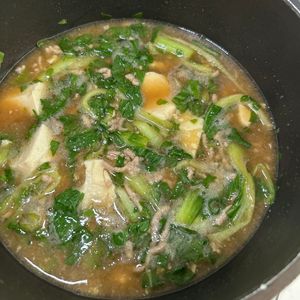 263702の作ってみた!投稿(煮るだけ5分♪包丁いらず『崩し豆腐の上海風♡そぼろあんかけ』)