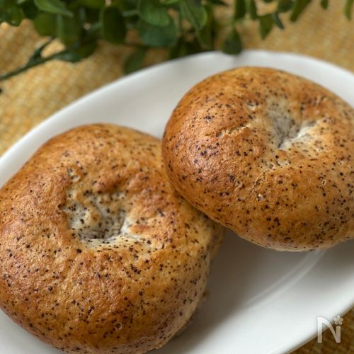 【お家でできる♡発酵なし】米粉の紅茶ベーグル