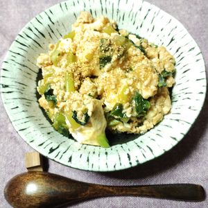 M＊Pの作ってみた!投稿(鶏ひき肉と小松菜のあっさり麻婆豆腐)