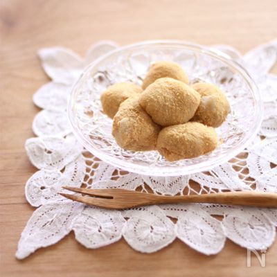 フライパンで簡単和菓子♪もち粉のわらびもち風