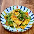 薄揚げの梅肉和え