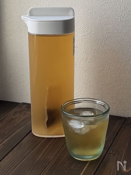 水出しで作った「国産大豆の黒豆茶」
