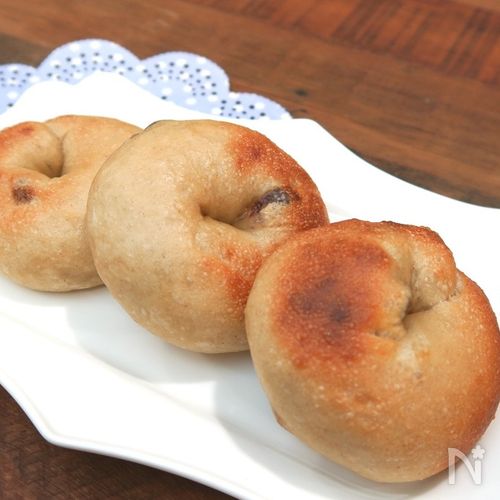 【ほっときもちもちパン！】【トースターで焼ける】シナモンレーズンベーグル