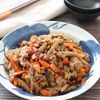 【豚肉とナッツの甘酢キンピラごぼう】超激ウマ！ご飯が進む♪