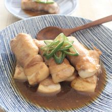 焼肉のたれで味付け簡単！豆腐の肉巻き