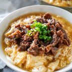 とろ〜り美味♡『かきたま肉うどん』