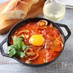 あさり入りスペイン風にんにくのスープ