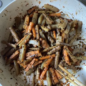 254325の作ってみた!投稿(腸活作り置き副菜【こんにゃくごぼうにんじんの味噌炒め】)