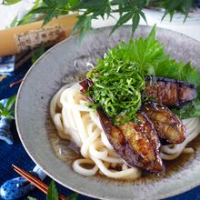 【タレが絶品】食べたら〈なす〉の蒲焼きうどん#丑の日に〈う〉