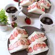 濃厚チーズクリームのいちごサンド【カフェ風・おうちカフェ】