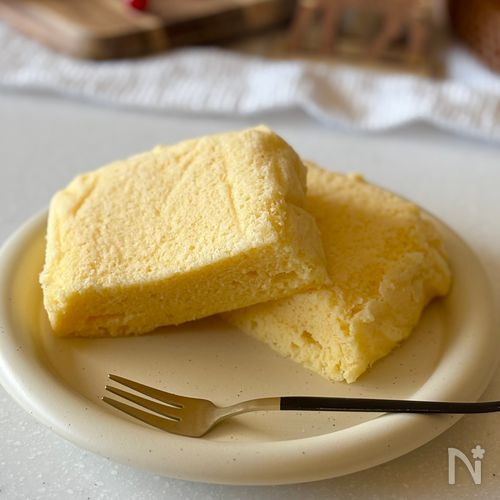 ＜レンチン3分＞米粉のヨーグルト蒸しパン