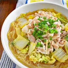 重ねて煮るだけ！豚バラと白菜のとろとろだし煮