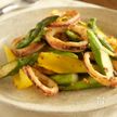 イカと野菜の味噌炒め