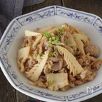 【たけのこと豚肉の中華風炒め】食材二つ◎ご飯すすむ味