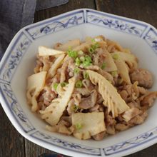 【たけのこと豚肉の中華風炒め】食材二つ◎ご飯すすむ味