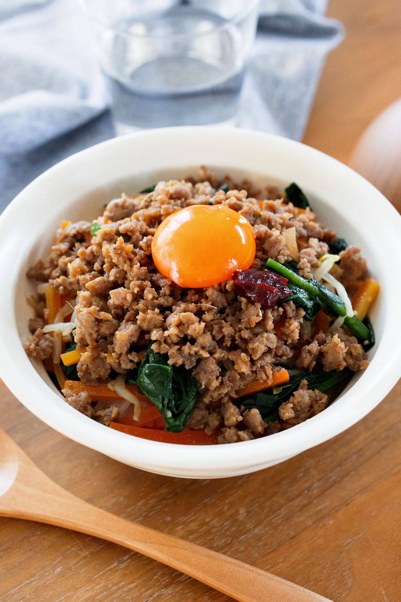 お手軽☆ビビンバ丼』作り置き活用♪ナムルは味付け簡単♡ | レシピ