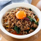 『お手軽☆ビビンバ丼』作り置き活用♪ナムルは味付け簡単♡
