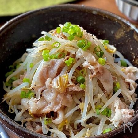 フライパンで5分!豚バラもやし