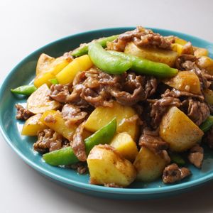 rcwの作ってみた!投稿(牛肉と春野菜のカレー炒め)