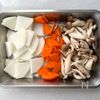 【しょうがたっぷり鶏団子と根菜のスープ】15分で腸活×温活の工程1