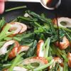 小松菜嫌いさんも食べられるかも！小松菜とちくわのごま油炒めの工程4