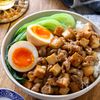 【お手軽食材で!】豚こまと厚揚げのお手軽ルーローハン