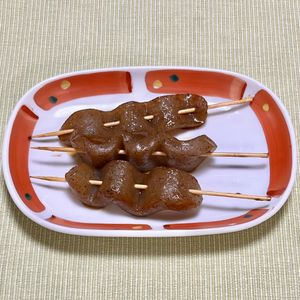 キャピタンの作ってみた!投稿(おうち居酒屋にもピッタリ【甘辛串こんにゃく】)