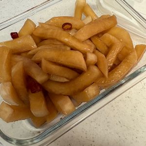 ayaの作ってみた!投稿(めんポンでラクラク♪やみつき♪『大根のうまだれ漬け』)