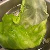 レタスのもっちり信田巻きの工程1