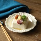シャキシャキみょうがと塩ごま油のナムル冷ややっこ