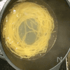 爽やかチキンミントボールとりんごのパスタの工程2