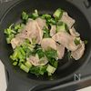 【豚バラと小松菜のカレー炒飯】10分で完成！やみつきになる！の工程2