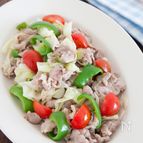 豚肉とたっぷり野菜の塩レモン炒め