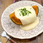 モッツァレラチーズたっぷり‼︎
焼かない！かぼちゃグラタン