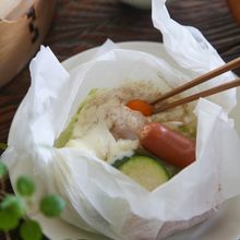 簡単朝食♪蒸籠で巣ごもり卵