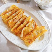いっぺんに包んで時短！簡単！キムチーズ棒ぎょうざ