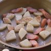 【冷凍作り置き】長芋とウインナーのバタポン炒めの工程2