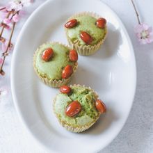 もっちり♪抹茶蒸しパン【卵・油なし】