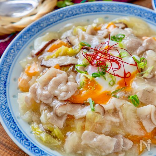 レンジで失敗なし!【中華丼】味付け1つ!ダマにならない!