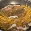 【ワンパン白だしペペロンチーノ】うま味爆発の極上パスタの工程4