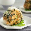 小松菜と白ごまの醤油焼きおにぎり