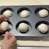 ハンバーガーのバンズ♪の工程3